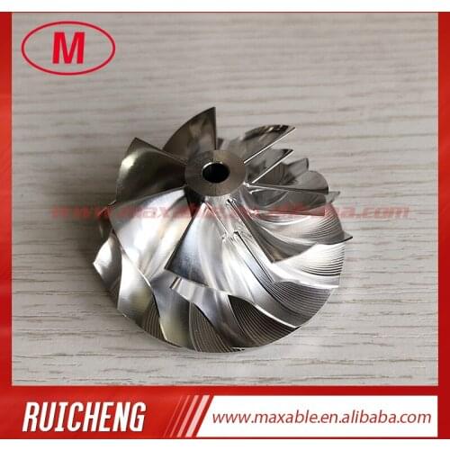 TD04 42.55/53.19mm 7+7 blades turbo billet/milling/aluminum 2618 compressor wheel