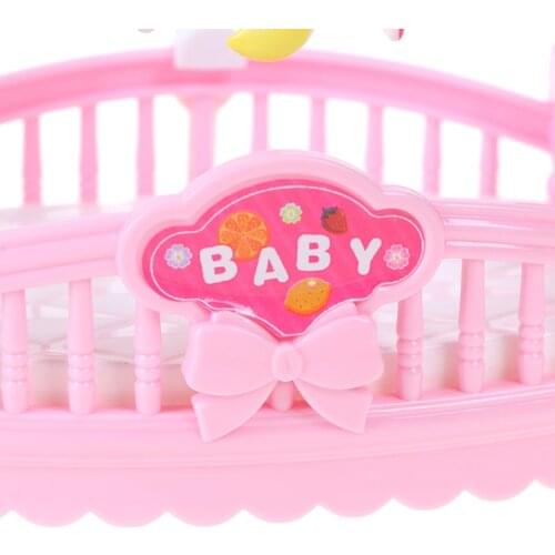 Doll bed Trojan horse baby room miniature play scene props