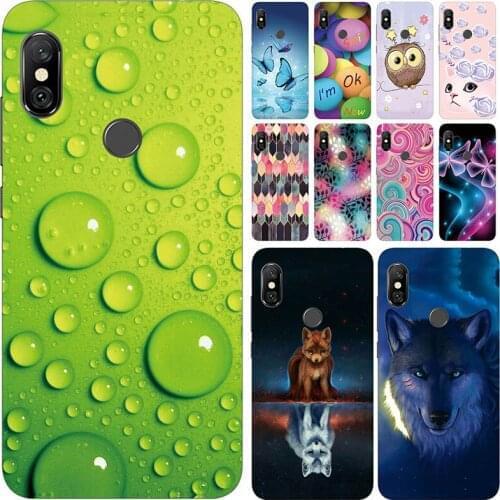 Soft Phone Case for Xiaomi Redmi Note 6 / Note 6 Pro Cases Panda Funda Colorful Flower Silicone TPU Back Cover Shell