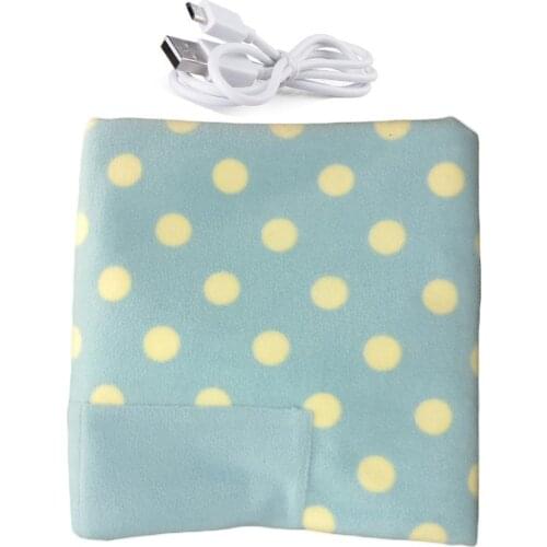 880x650mm Home USB Rechargeable Electric Heating Blanket Kneepad with Pocketed Fall Winter Warming Comfortable Electric blanket