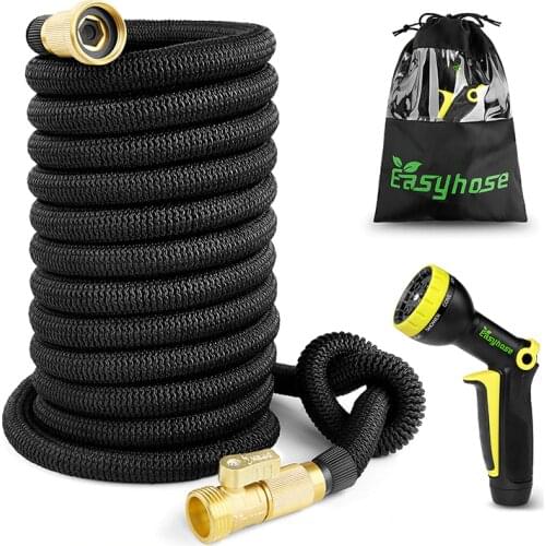 Garden Water Hose 25-100FT Expandable Magic Flexible Garden Hoses For Car Hose Pipe Plastic Hoses To Watering With Spray Gun