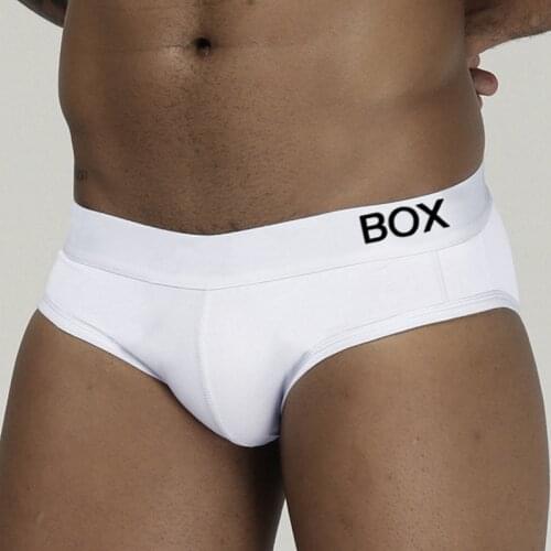 Mens Underware Briefs Black And White Briefs Cotton Soft Sexy Gay Mens Briefs Cuecas Men Brief Bikini Under Wear Man Srting Man