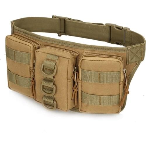 Outdoor Military Tactical Waist Bag Waterproof Nylon Camping Hiking Backpack Pouch Hand Bag Military Bolsa Style Mochila