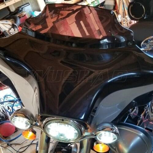 Windshield Windscreen Screen Trim For 1996-2009 Harley Touring Electra Glide Ultra Classic Standard FLHT EFI FLHTCI FLHTI FLHTCU