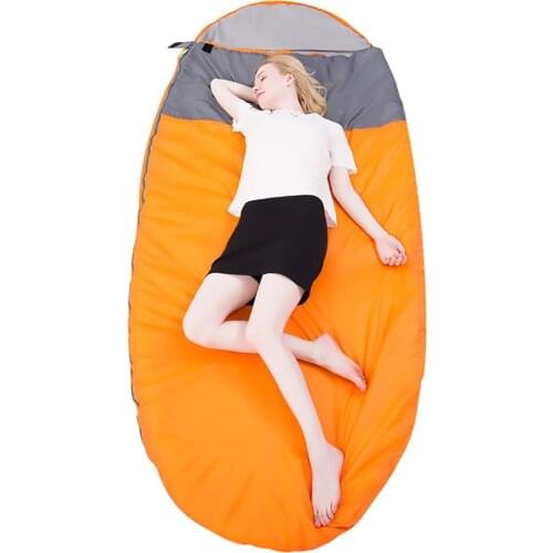4 Season New Widen Sleeping Bag Adult Indoor Outdoors Camping Travel Every Dirty Thickening Keep Warm Equipment Single Coupe
