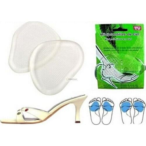 5pairs silicone insoles for shoes sports dance wedding high heels wedges platform pumps sandals women foot care free shipping