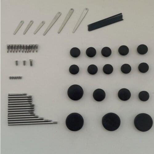 Black Leather Bb Clarinet Pads Screws Spring Rollers In Clarinet Repair