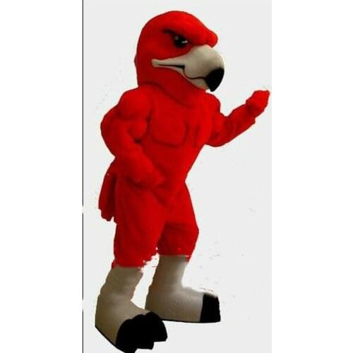 Newly Red Bird Eagle Fursuit Mascot Costume Cosplay Party Dress Clothing Halloween Cosplay Unisex Hallowen Gift
