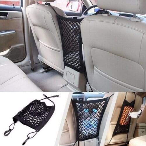 Newest Car Barrier With Storage Anti-collision Mesh Child The back seat grid Car Storage bags Car Safety Elastic Pet protection
