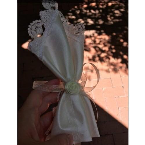 Osmanlı ipeği kumaş söz nişan evlilik mendili geleneksel seromoni düğün damat aksesuar mendil kurdela ve çiçekli