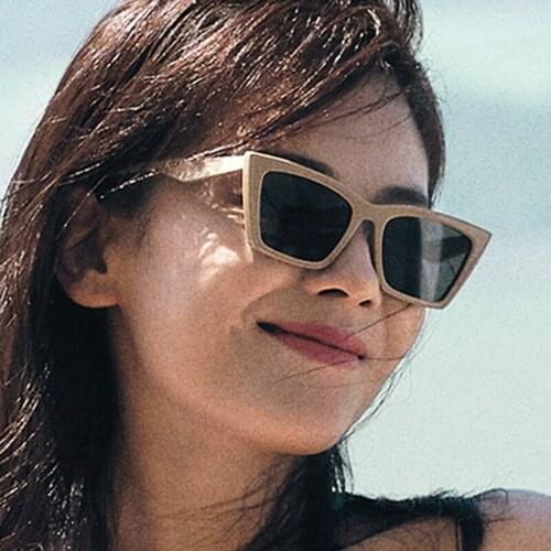 Classic Brand Cat Eye Sunglasses Women Vintage Oversized Pink Shades For Woman Square Sun Glasses Men Oculos zonnebril dames