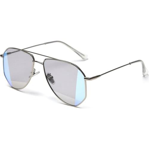 Veshion Retro Oversized Sunglasses Polarized Uv400 Metal High Quality Irregular Women Sun Glasses for Men 2020 New Year Gifts