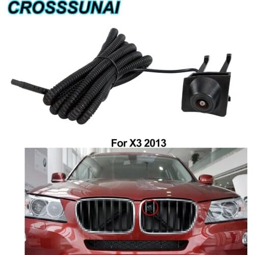 Special HD Car Front View Logo Camera Parking For BMW X3 2013 Front View OEM Camera CCD Night Vision Dash Cam PAL/NTSC IP68