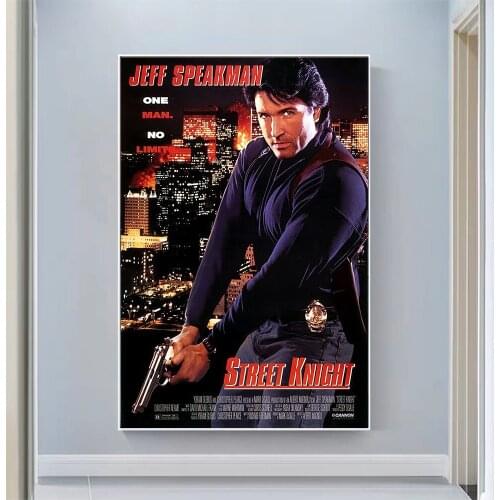 V2205 Street Knight Vintage Classic Movie Wall Silk Cloth HD Poster Art Home Decoration Gift