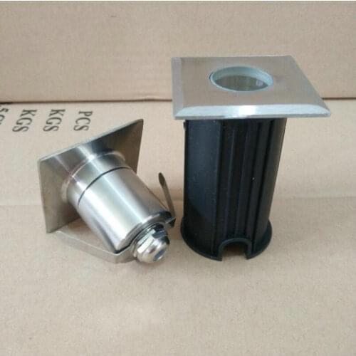 Waterproof IP68 3w square Mini LED Underground light Outdoor Ground Garden Path Floor Buried Yard Spot Landscape AC85-265V DC12V