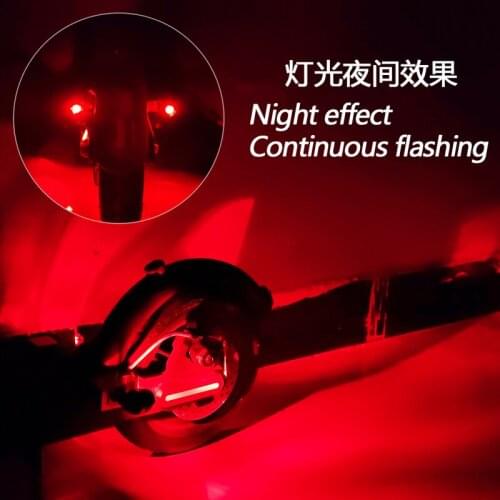 1 Pair Electric Scooter Rear Lights LED Taillight Night Safety Warning Light for Xiaomi Mijia M365 Electric Scooter Accessories