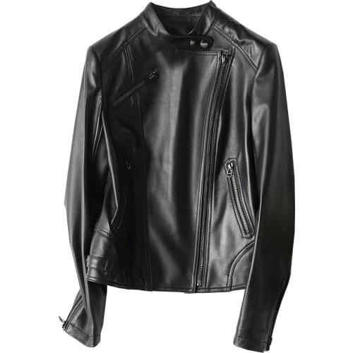 KMETRAM Genuine Leather Jacket Spring Autumn Jacket Women Clothes 2020 Sheepskin Coat Female Streetwear Bomber Jackets X-210