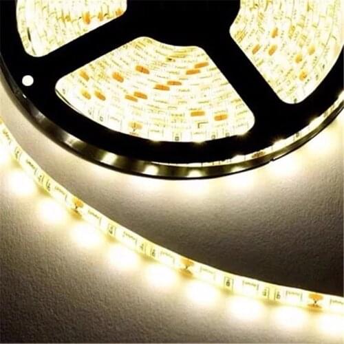60leds/m LED Strip Light tape 12V 2835 SMD White Warm White 10m 5m For Ceiling Counter Cabinet Light non waterproof