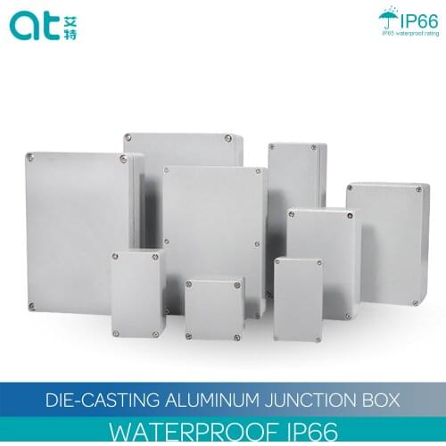 Aluminum IP66 Outdoor Waterproof Electrical Enclosure Cable Junction Box Wire Connection Box Die casting Metal Enclosure Case