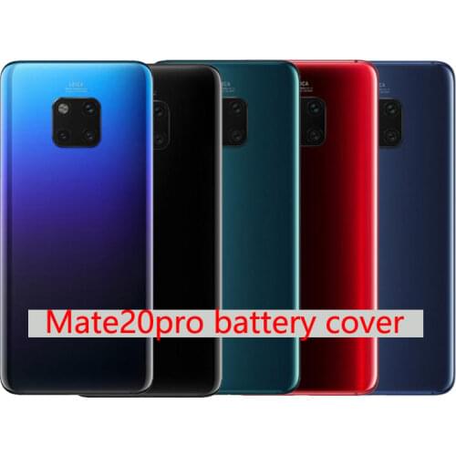 NEW OEM Mate20 Pro Housing For Huawei Mate 20 Pro Glass Battery Cover Repair Replacement Back Door Phone Rear Case