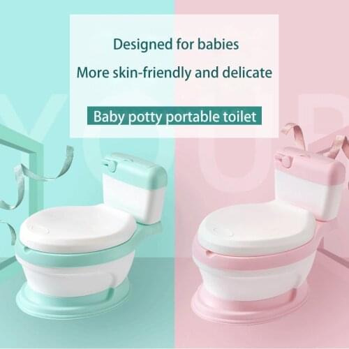 Baby Potty Childrens Potty New Training Seat Baby Toilet Portable Backrest Urinal simulation Kids Toilet Trainer Bedpan