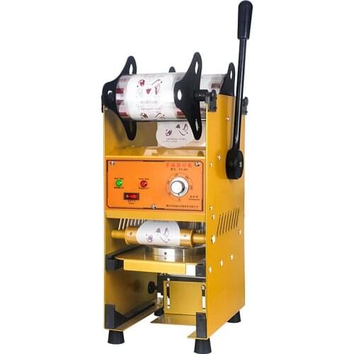 Commercial Electric Manual Cup Sealing Machine Suitable For 9/9.5cm Diameter 18cm Height Cups Sealer TT-D5-SL900