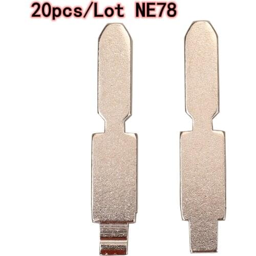 20pcs/Lot NE78 auto Key Blade For Citroen For Peugeot Triumph KD VVDI Uncut Key Blade