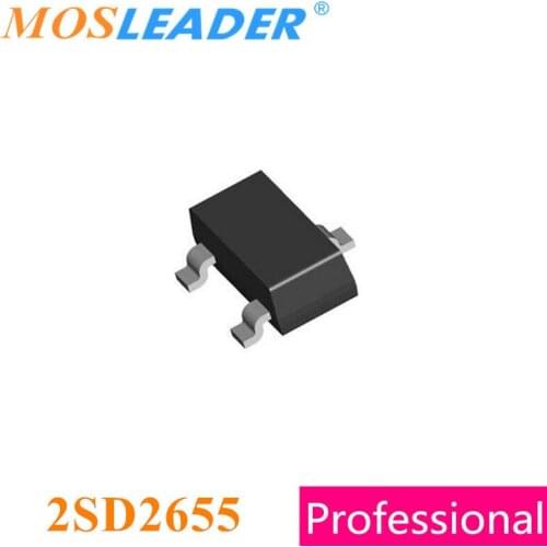 Mosleader 2SD2655 SOT23 100PCS 1000PCS 2SD2655WM 2SD2655WM-TL-E NPN 50V 1A Original High quality