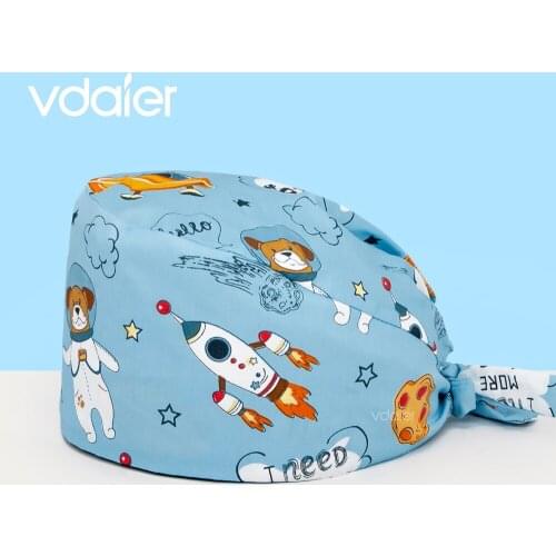 Wholesale High Quality Surgery caps Nurse Accessories Pet Hospital doctor work Hat Medical Scrub Cap women pharmacy work Hats