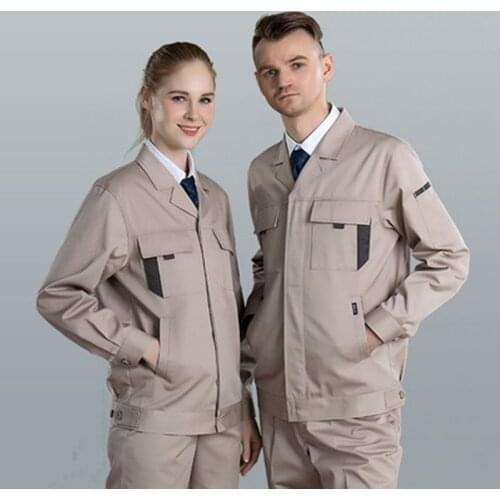 Autumn Spot Work Clothes Overalls Long-Sleeved Suit Tooling Wholesale Cotton Yarn Card Suit Mens Autumn Tooling