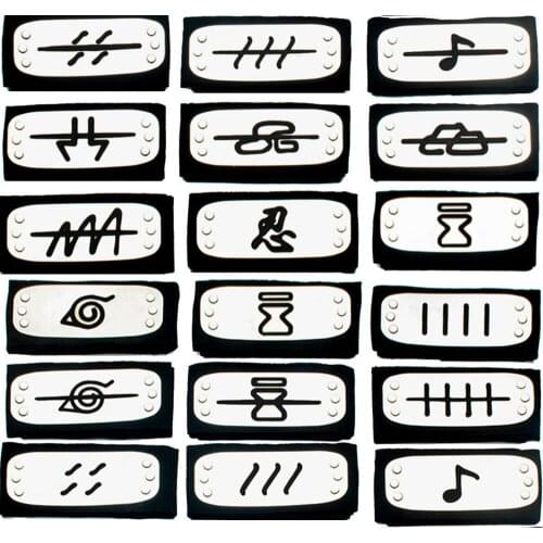 Anime Naruto Headbands Uzumaki NARUTO Cosplay Accessories Props Figure Action Akatsuki Itachi Head Belt Kids Boy Stuff Gift