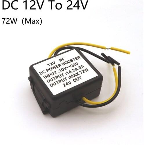 12 V To 24 V Booster DC Converter 72W Max Voltage Regulator Car Power Battery Inverter Boost Volt For Charger