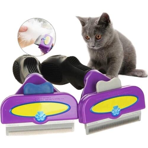 Pet Cat Hair Removal Comb Dogs Beauty Brushes Puppy Kitten Cat Hair Shedding Cat Trimmer Combs Pets Grooming Tools Dog Brush