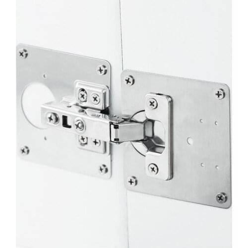 Furniture Hinge Repair Mount Flake Shape Anti-rust Fixing Tools Concealed Hinge Plate for Wooden Cabinet Doors Window