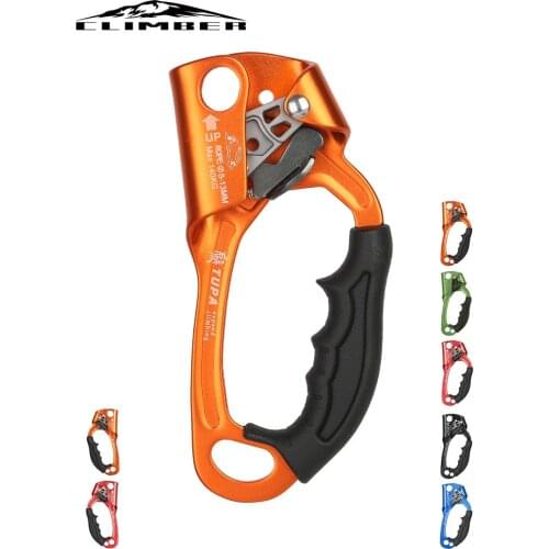 Outdoor Rock Climbing SRT Professional Hand Ascender Device Mountaineer Handle Ascender Left Hand Right Hand Climbing Rope Tools