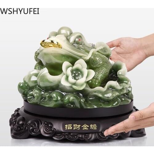 1pc Resin Animal Statue Chinese Style Fengshui Crafts Home Decor Porch Living Room Decorations Birthday Present Lucky Money