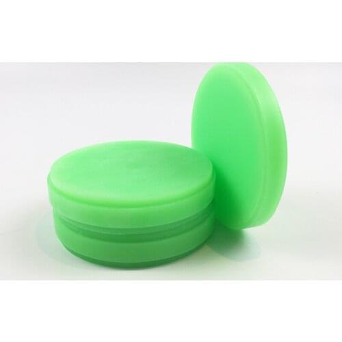 7 Pieces Green Color OD98mm*10/12/14/16mm Open System Dental Carving Wax Blocks for Dental Laboratory and Temperary Crown