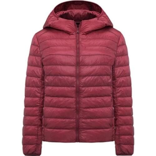 Female 7XL Down Jacket Large Size Womens Down Jacket Black Short Winter Coat White Duck Down Jacket Abrigo Mujer WXF135
