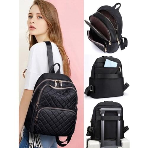 Women Backpack Fashion Ladies Rucksack Waterproof Nylon Daypack Girls School bag for Work, School, Travel