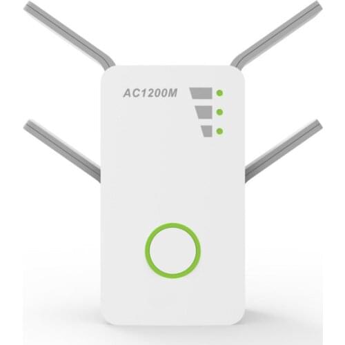 1200Mbps WiFi Repeater Network Wifi Range Extender High Speed Wi-Fi 4 External Antennas EU/US/UK/AU Plug