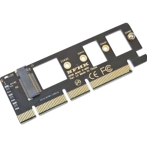 M.2 NVME SSD to Pcie 3.0 4.0 X4 X8 X16 SSD Adapter Card Adapter