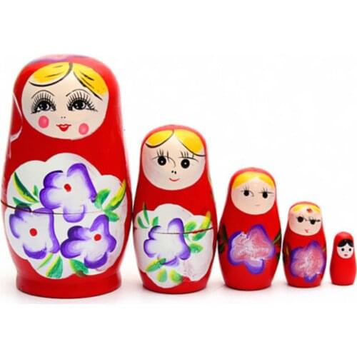 Ahşapf 5 Pieces Matryoshka Baby matr9563