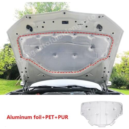 For BMW 3 Series G20 2019-2020 Bonnet Insulation Mat Acoustic Sound Protection cover trim Car accessories