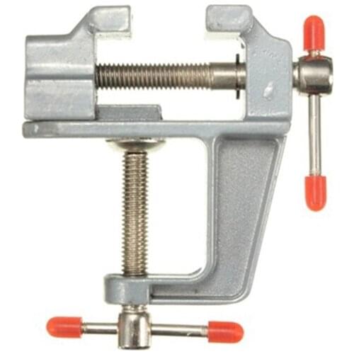 Aluminum Miniature Small Jeweler Clamp On Table Bench Vise Tool Vice 85mm x 95mm Drop Shipping