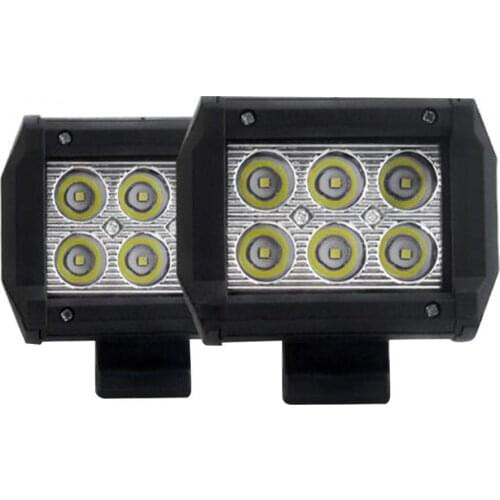 Car Led 4 inch 18W 6 Lamp Double Row Cross-country Inspection Lamp Motorcycle Lamp