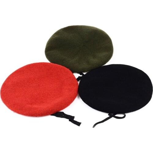 VORON Men and Women Pure Wool Beret Hat For Special Forces Soldiers Death Squads Military Training Camp Hats