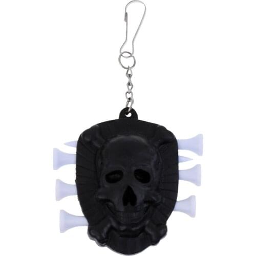 Golf Tee Holder With Tees Ball Maker Plastic Accessory Black