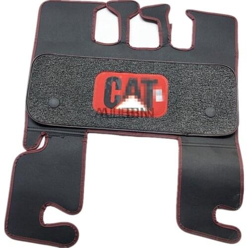 For CAT 320C 324 313C 323 329 325C 312C Cab Floor Adhesive Floor Mat Carpet Mat Double Layer High Quality Excavator Accessories