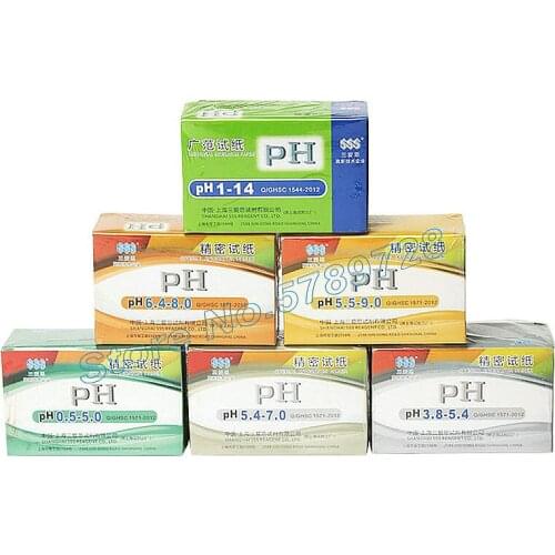 20pcs/lot Universal/Precision PH Test Paper,Acidity or Alkalinity 1-14 Indicator Paper Used for soil, cosmetics, gas detection