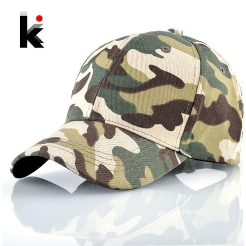 Camouflage Baseball Cap For Men Women Outdoor Sport Snapback Hat Climbing Hunting Camo Bone Mosculino Casual Adjustable Gorras